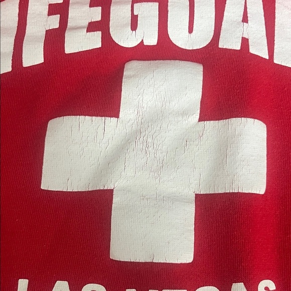 Las Vegas Red Kids Lifeguard Hoodie - Picture 3 of 4
